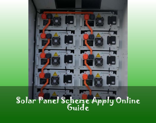 Solar Panel Scheme Apply Online Guide